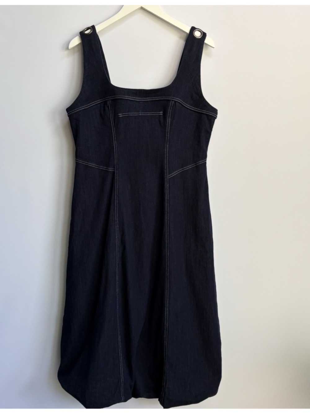 NWT Anthropologie Pilcro Square-Neck Denim A-Line Midi Dress - Picture 8 of 12